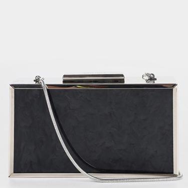 Imagem de Clutch Santa Lolla Metal Alça Removível Feminina-Feminino