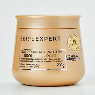Imagem de Máscara de Tratamento L'Oréal Professionnel Absolut Repair Gold Quinoa + Protein - 250G-Feminino