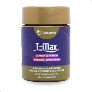 Imagem de T-Max (Boro Quelato, Cálcio, Magnésio, Zinco e D3 Ativa) (1 und. 120 cápsulas)
