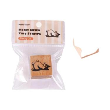 Imagem de Conjunto De Carimbos De Alfabeto De Borracha Vintage Em Madeira Para C