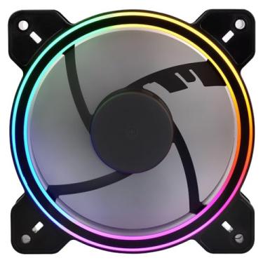 Imagem de COOLER PARA GABINETE 120MM EVUS LED RGB F-12FIX FAN LED FIX