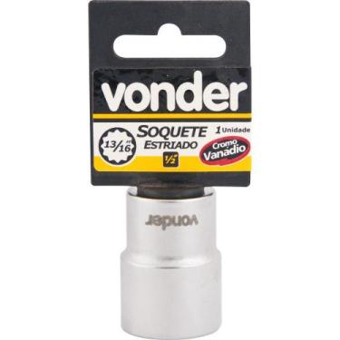 Imagem de Soquete estriado enc 1/2" 27mm curto vanád. Vonder