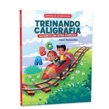 Imagem de Cartilha de Alfabetização - Treinando Caligrafia - Alfabeto em Letra C