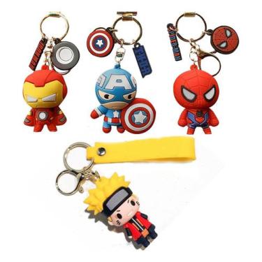 Imagem de Chaveiro Personalizado Animes E Super Herois Diversos Top - Otemu