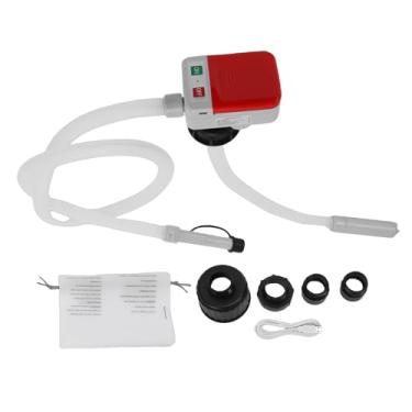 Imagem de Eujgoov Bomba Automática de Transferência de Combustível, Sensor de Parada Automática 3.2gpm 51in Mangueira 4 Adaptadores para Gasolina Derv Querosene água Não Potável
