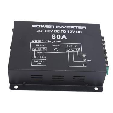 Imagem de Estink Conversor Dual Fan DC 24V para 12V, Fonte de Alimentação de Alta Eficiência para Carros Caminhões RVs SUVs Ônibus Com Proteção contra Curto-Circuito e Superaquecimento, Ideal (80a)