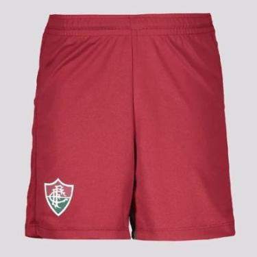 Imagem de Bermuda Fluminense Method Infantil- Vinho-Unissex