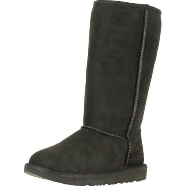 Imagem de Bota de puxar UGG Kids K Classic Tall II, Preto, 1 Little Kid
