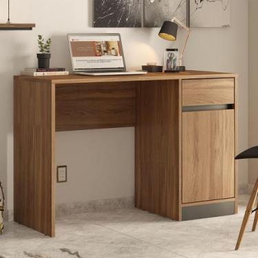 Imagem de Escrivaninha Office Morada Amêndola Touch Grafito Demóbile