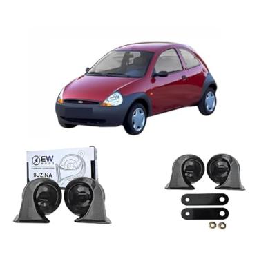 Imagem de BUZINA AUTOMOTIVA CARACOL (PAR) GRAVE/AGUDO PARA KA 1997>2007