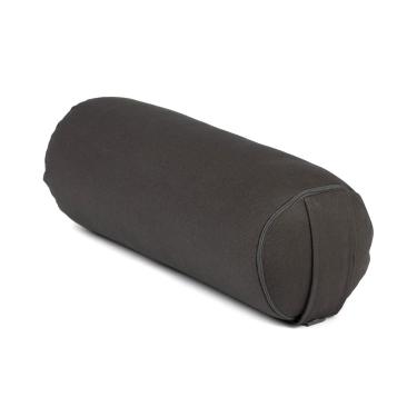 Imagem de YOGATERIA Mini Bolster Eco Almofada Cilíndrica Rolinho Yoga props Restaurativa 38cm x Ø 14cm | 1.6kg (Grafite)