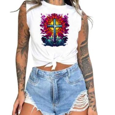 Imagem de Cropped T-Shirts Feminino Estampado Várias Estampas 47 - megan basic, 