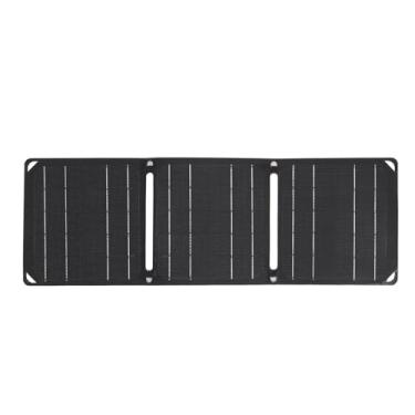 Imagem de Domary Carregador Portátil de Painel Solar de Silício Monocristalino Dobrável 40 W Com Controlador USB Duplo para Acampamento Ao Ar Livre