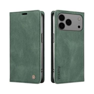 Imagem de Capa Flip Magnética De Couro Premium Para Apple iPhone 13 pro Max Mini