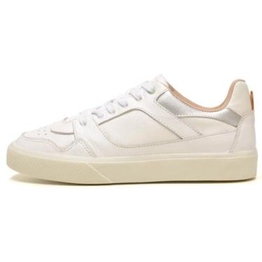 Imagem de Sapatênis Casual Feminino Branco Couro DIfranca - 2072, 36