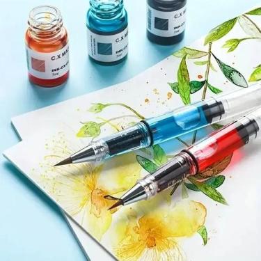 Imagem de Caneta De Aquarela Com Tinta De Pistão Auto-Priming, Sem Pigmento Líqu