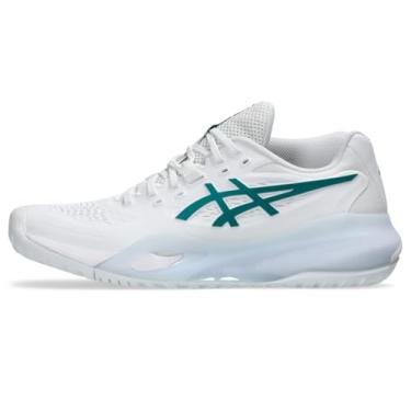 Imagem de ASICS Tênis feminino Gel-Resolution X, Branco/verde escuro, 40
