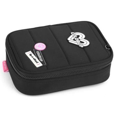 Imagem de Estojo Box Juvenil Feminino Candy - Seanite, Preto