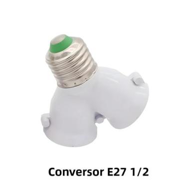 Imagem de Adaptador De Soquete De Lâmpada E27 Para E27, Conector Criativo Para D