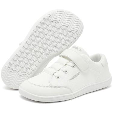 Imagem de Sapatos HOBIBEAR Kids Barefoot Wide Toe Box Zero Drop White