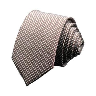 Imagem de Gravata Masculina Floral Com Poás Azul Vermelho Amarelo Casual Moda Ne