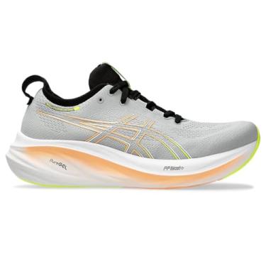 Imagem de Tênis Asics Gel-nimbus 26 Masculino - Cinza/amarelo - 41