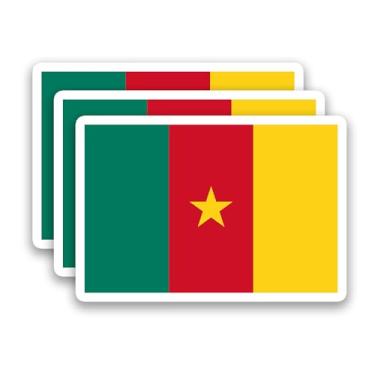 Imagem de Adesivos de bandeira de países 01 (Camarões)