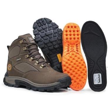 Imagem de Bota Coturno de Couro Camurça Masculina Adventure - CHOCHOURA-Masculino