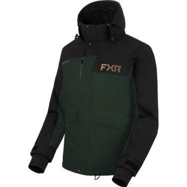 Imagem de FXR Jaqueta masculina Chute 2025 (preta/floresta - grande)