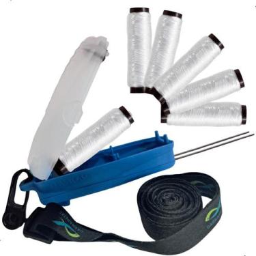 Imagem de Porta Elastricot Elastcase 2em1 Com Iscador 6pçs Linha Elastricot 100m