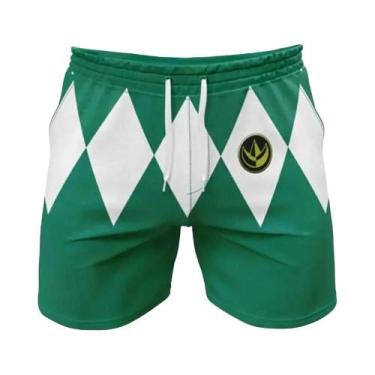 Imagem de Bermuda Casual Masculina 3D Digital Para Motocicleta, Tecido Espesso, 