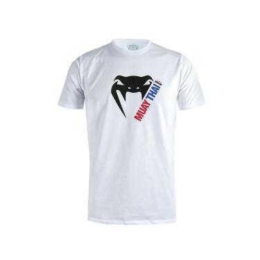 Imagem de Camiseta Masculina Venum Basic Light Muay Thai Branco-Masculino