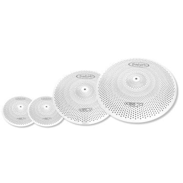 Imagem de Kit Pratos Hero Mute Par Chimbal 14 + Crash 18 + Ride 20