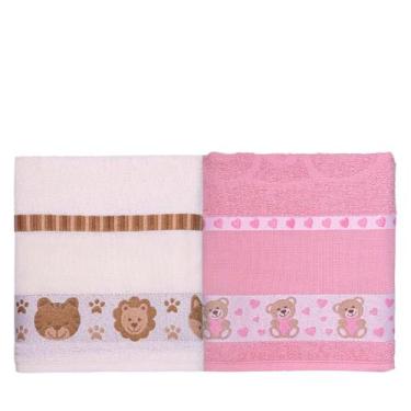 Imagem de Kit 2 de Toalha Banho 100% Algodão Infantil Personagens Kids  - LMPete