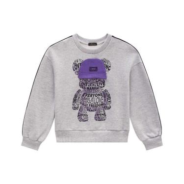 Imagem de Blusão Infantil menina Moletom Infanti Ref 64257-Feminino