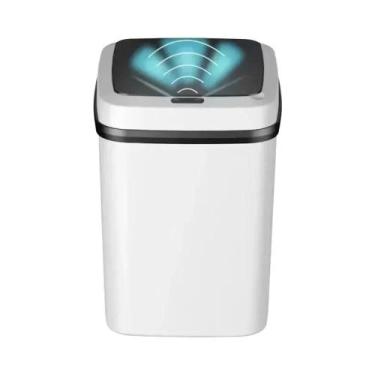 Imagem de Lixeira Inteligente Grande De 13L Com Sensor, Automática E À Prova d'Á
