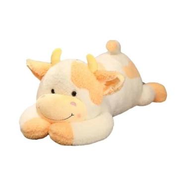 Imagem de Brinquedo De Pelúcia Vaca Leiteira De 90cm, Almofada Para Dormir Para 