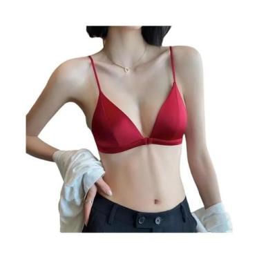 Imagem de Sutiã Triângulo Francês Para Seios Pequenos Com Alças Finas Sexy, Ling