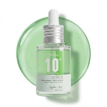 Imagem de Sérum facial 10% ácido azelaico - Soro hidratante calmante para vermelhidão com centelha asiática e ácido hialurônico - Soros de alívio para cuidados com rosácea facial e corporal, 30 ml