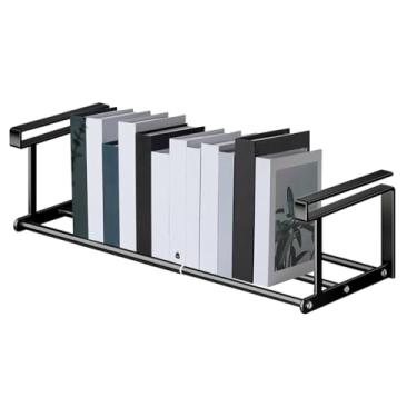 Imagem de Prateleira com clipe | Acessórios telescópicos para armário doméstico, bandeja resistente e antiderrapante ajustável para pia de cozinha, armário, trailer, armário e banheiro