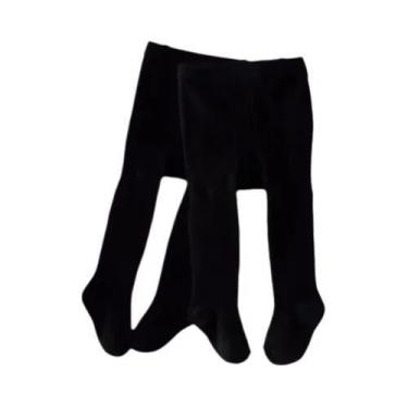 Imagem de Meias-calças De Tricô Para Bebês Meninas De 0 a 24 Meses, Brancas E Pr