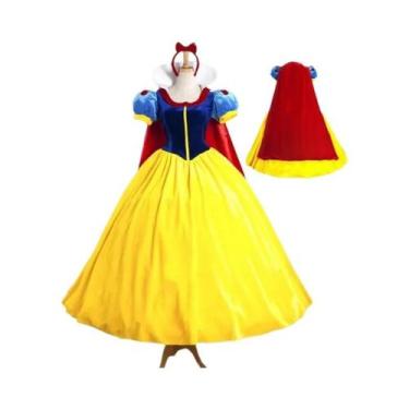 Imagem de Fantasia De Halloween Para Mulheres Adultas, Vestido De Princesa Branc