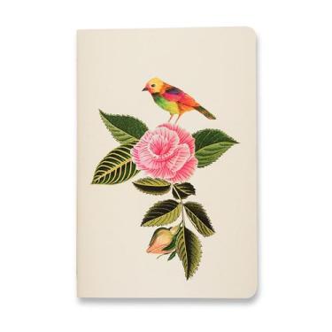 Imagem de Caderneta Meu Pequeno Cicero Sem Pauta 14x21 Passarinho Florido Off Wh