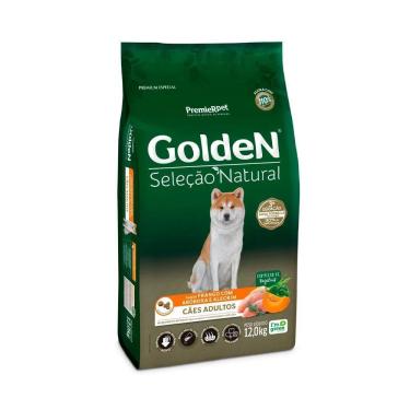 Imagem de Ração Golden Seleção Natural Cães Adultos Abóbora 12kg