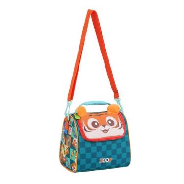 Imagem de Lancheira Térmica Creche Zoop Bichinhos Passeio Animal Kids Cor:Tigre 