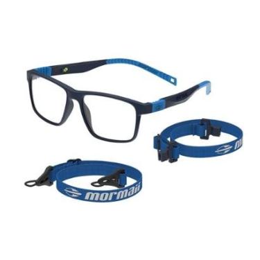 Imagem de Armação de Óculos Infantil Mormaii Trick M6122k3751 Azul Fosco cat1-Masculino