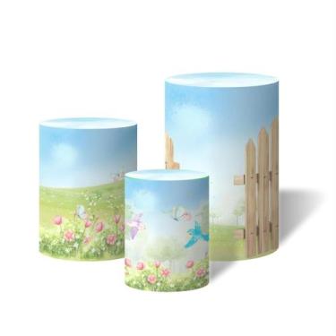 Imagem de Trio Capas Para Cilindro Versátil Jardim Encantado Menina Cantinho da 