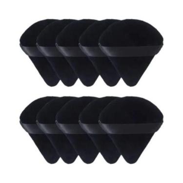 Imagem de Puff De Pó Triangular Macio E Peludo 2/5/10/20 Peças Para Uso Úmido E 