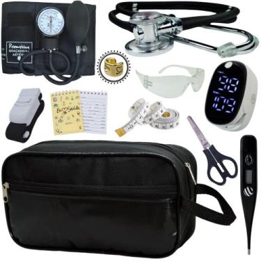 Imagem de Kit Enfermagem Aparelho Pressão Esteto Frete Grátis Promocao - Love Sa