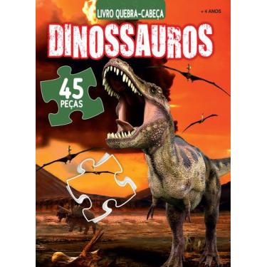 Imagem de Livro - Dinossauros Livro de Quebra-Cabeça - On Line